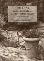 Journal of the New England Garden History Society magazine cover
